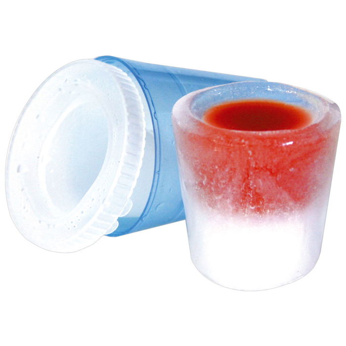 Pick and Drink Juego De 6 Moldes Vaso Hielo para Chupitos y Licores Colores Surtidos
