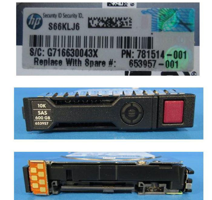 HP Disco Duro SAS 600GB 10,000 RPM 6Gb/s 2.5 SFF SmartDrive Carrier SC Enterprise
