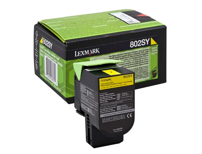 Lexmark 80C2SYE Cartucho de Tóner Amarillo Lexmark 80C2SYE Cartucho de Tóner Amarillo