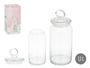 Pasabahce Tarro Kitchen 1130 ml Vidrio Transparente con Tapa Silicona 9.8x23.4x9.8 cm (Set de 6)