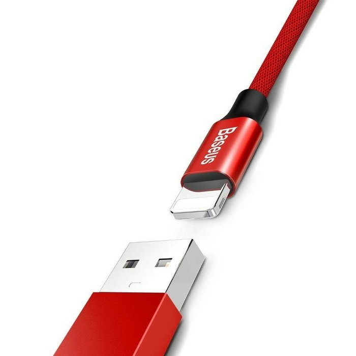 Baseus Yiven Lightning 1,8 m 2A Rojo