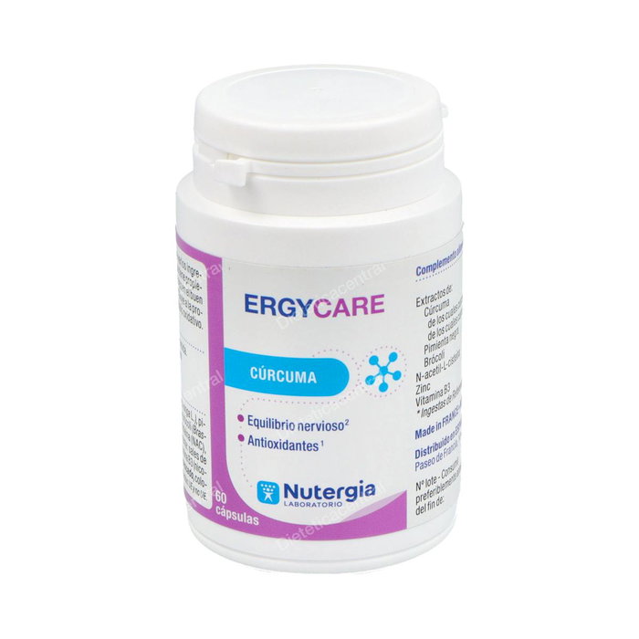 NUTERGIA ERGYCARE 60 Cápsulas con Cúrcuma, Pimienta Negra y Brócoli NUTERGIA ERGYCARE 60 Cápsulas con Cúrcuma, Pimienta Negra y Brócoli