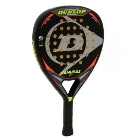 Pala de Pádel Dunlop Samurai Soft/ Negra y Roja