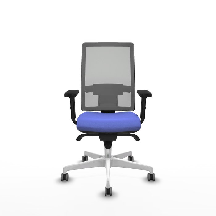 PIQUERAS Y CRESPO Silla de oficina Horna con mecanismo Sincro, Azul claro y Gris PIQUERAS Y CRESPO Silla de oficina Horna con mecanismo Sincro, Azul claro y Gris