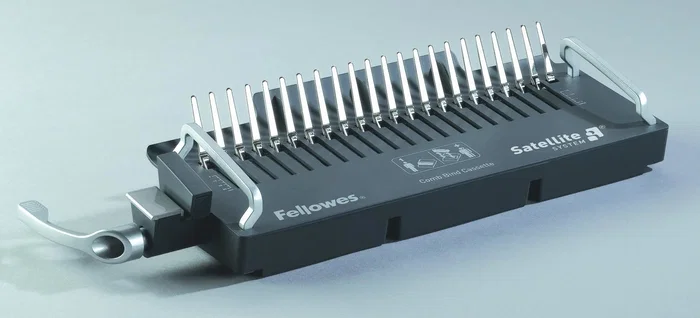 Fellowes Galaxy-E Encuadernadora Eléctrica de Canutillo, Plata y Negro