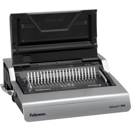 Fellowes Galaxy-E Encuadernadora de canutillo de plástico Plata/Negro