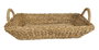 DKD Home Decor Bandeja de Seagrass y Yute Natural 54x35x22 cm