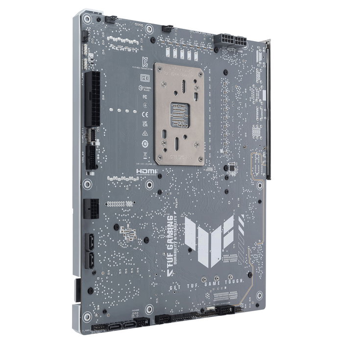 ASUS Placa Base TUF GAMING B850-BTF WiFi W ATX AMD AM5 para Ryzen 7000/8000/9000 Series, DDR5 8000 MHz hasta 256 GB, Wi-Fi 7, Bluetooth 5.4, Color Blanco