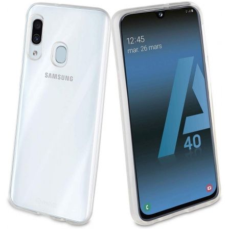 Funda Muvit MUCRS0226 para Samsung Galaxy A40/ Transparente