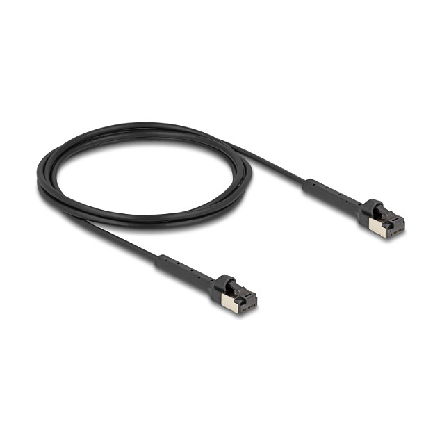 DeLOCK Cable de red RJ45 Slim Cat.6a U/FTP 2 m Negro DeLOCK Cable de red RJ45 Slim Cat.6a U/FTP 2 m Negro