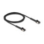 DeLOCK Cable de red RJ45 Slim Cat.6a U/FTP 2 m Negro