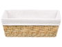 KIPIT Cesta Rectangular Madera-Blanco