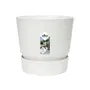 Maceta redonda ELHO Greenville 47 Exterior Ø 47 x H 44,1 cm Blanco Plástico Reciclado Resistente