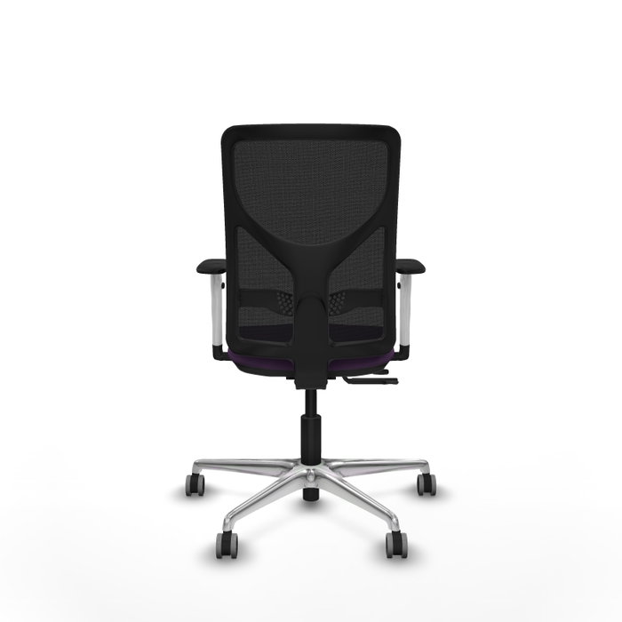 PIQUERAS Y CRESPO Silla de oficina Motilla con mecanismo Sincro/Traslack, Morado y Negro