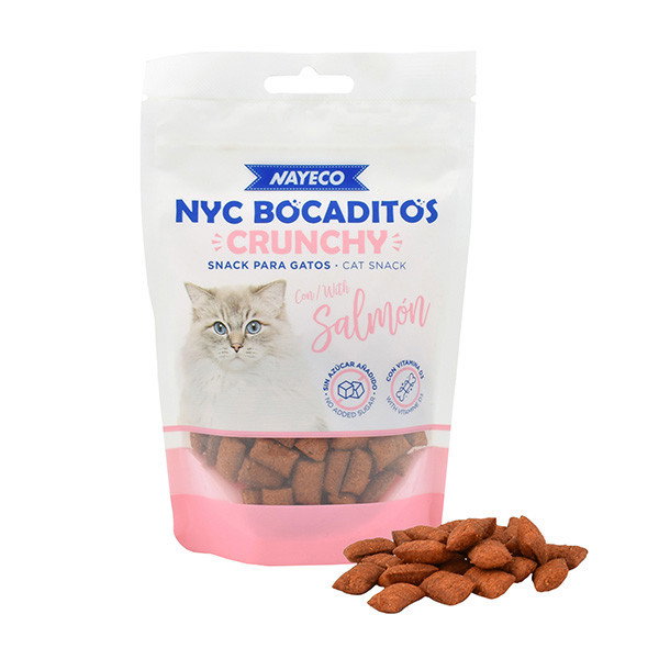 Nayeco NYC Bocaditos Crunchy Salmón 60g Nayeco NYC Bocaditos Crunchy Salmón 60g