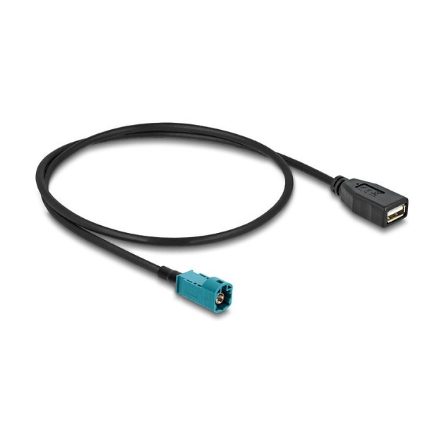 DeLOCK Cable coaxial HSD Z a USB 2.0 Tipo-A 0,5 m 90702 DeLOCK Cable coaxial HSD Z a USB 2.0 Tipo-A 0,5 m 90702