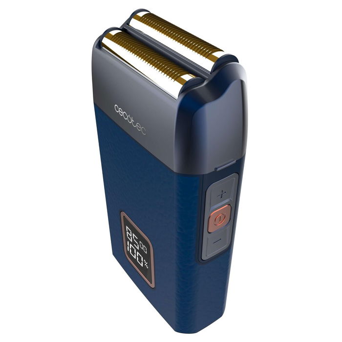 Cecotec Afeitadora Eléctrica PrecisionCare X-Trimm Pro Titanio 3 Velocidades LED 2h Azul