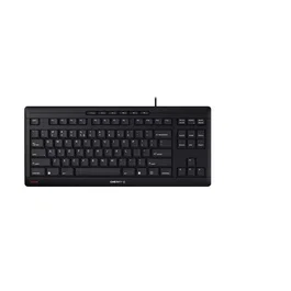 Cherry Teclado Mecánico TKL USB Inglés QWERTY Stream Keyboard Negro