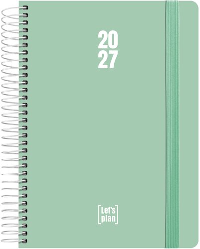 GRAFOPLAS Agenda Anual 2027 A5 Color Mint GRAFOPLAS Agenda Anual 2027 A5 Color Mint