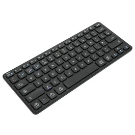 Targus AKB862UK Teclado Compacto Multidispositivo Inalámbrico Bluetooth 5.1 Antimicrobiano QWERTY Inglés Reino Unido Negro