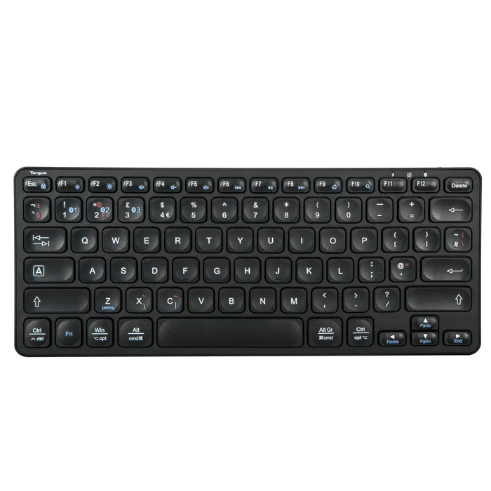 Targus AKB862UK Teclado Compacto Multidispositivo Inalámbrico Bluetooth 5.1 Antimicrobiano QWERTY Inglés Reino Unido Negro