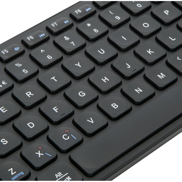 Targus AKB862UK Teclado Mini Inalámbrico Bluetooth 5.1 QWERTY Multi-Device Compact Negro