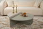 Nordure Mesa de Café Orion Verde Ceniza, Arenisca, 90x30x60cm y 85x35x30cm