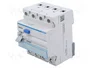 Hager CDS440D Interruptor diferencial 4 polos 40A 30mA Tipo A QuickConnect