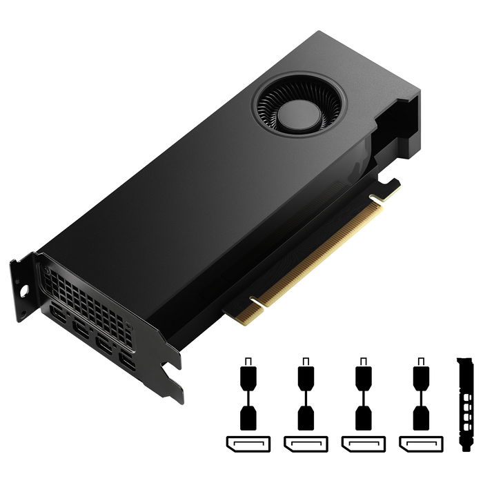 PNY RTX 4000 SFF ADA Power Limited 20GB GDDR6 Tarjeta Gráfica Profesional Small Box