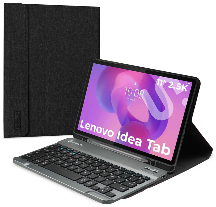 Subblim Keytab Pro BT Funda con Teclado para Lenovo Idea Tab 11 pulgaste 2025, Negra