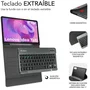 Subblim Keytab Pro BT Funda con Teclado para Lenovo Idea Tab 11 pulgaste 2025, Negra