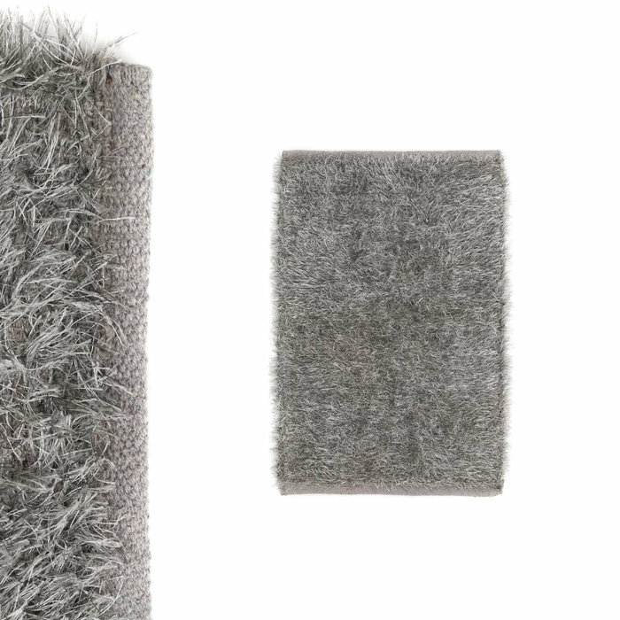 Alfombra SHAGGY Gris 50 x 80 x 2 cm Alfombra SHAGGY Gris 50 x 80 x 2 cm