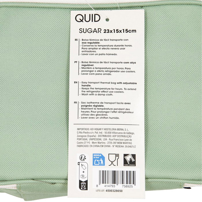 Bolsa Térmica Sugar Quid 23x15x15 cm (6 Unidades) Bolsa Térmica Sugar Quid 23x15x15 cm (6 Unidades)