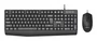 Philips SPT6237B Teclado y Mouse USB 2.0 Resistente al Agua Negro