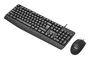 Philips SPT6237B Teclado y Mouse USB 2.0 Resistente al Agua Negro