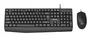Philips SPT6237B Teclado y Mouse USB 2.0 Resistente al Agua Negro
