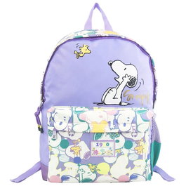 CYP BRANDS Mochila Snoopy 42cm adaptable poliéster poliéster alta calidad dos compartimentos