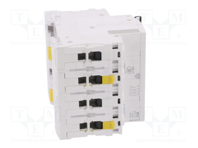SCHNEIDER ELECTRIC ACTI9 iC60N Interruptor magnetotérmico 10A 3+N 6kA SCHNEIDER ELECTRIC ACTI9 iC60N Interruptor magnetotérmico 10A 3+N 6kA