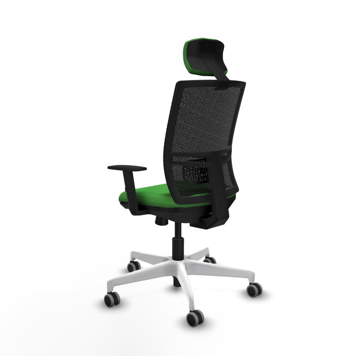 PIQUERAS Y CRESPO Silla de oficina Yunquera con mecanismo Sincro/Traslack, Verde y Negro PIQUERAS Y CRESPO Silla de oficina Yunquera con mecanismo Sincro/Traslack, Verde y Negro