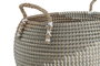 DKD Home Decor Set de 2 Cestas de Seagrass Natural 40x40x34 cm