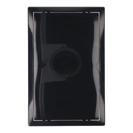 Edm Tapa de registro rectangular empotrable ABS 25x40cm gris antracita apta para pladur