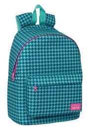 Mochila para Portátil Nait Nait Pata de gallo verde Verde 31 x 41 x 16 cm