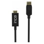 INCA IDPH-18T Cable DisplayPort a HDMI 1.8m Macho-Macho Negro, Velocidad 10.2 Gbit/s