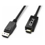 INCA IDPH-18T Cable DisplayPort a HDMI 1.8m Macho-Macho Negro, Velocidad 10.2 Gbit/s