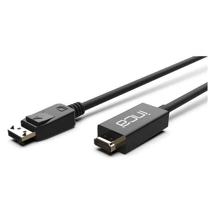 INCA IDPH-18T Cable DisplayPort a HDMI 1.8m Macho-Macho Negro, Velocidad 10.2 Gbit/s