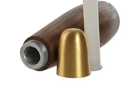 DKD Home Decor Salero/Pimentero Basicos Natural Dorado 6 x 25 x 6 cm