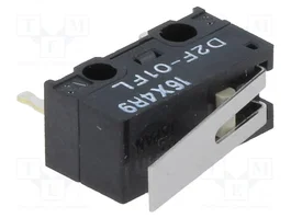 Aratas (Formerly Omron Components) Microconmutador SNAP ACTION D2F-01FL con palanca