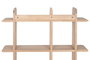 DKD Home Decor Estantería Madera de Hevea 22 x 90 x 100 cm con 4 Estantes