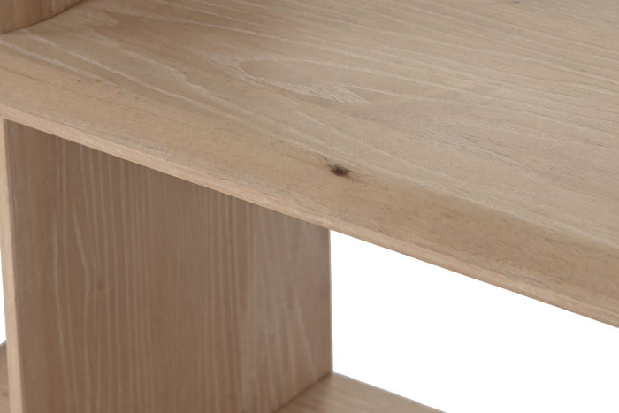 DKD Home Decor Estantería Madera de Hevea 22 x 90 x 100 cm con 4 Estantes