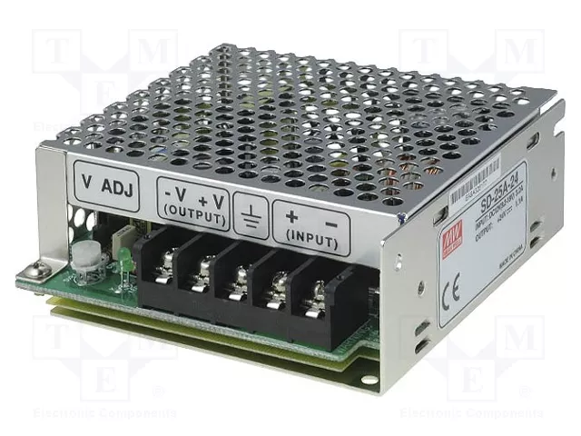 MEAN WELL SD-25A-24 Convertidor DC/DC 26,4W 24VDC MEAN WELL SD-25A-24 Convertidor DC/DC 26,4W 24VDC